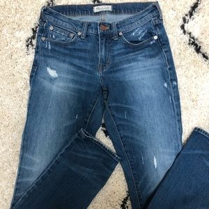 Madewell Slim Boyjean Distressed